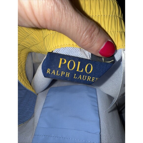Polo Ralph Lauren Light Blue Nylon Mesh Lined Swim trunks Pony Men’s 4XB NWT - Picture 12 of 12